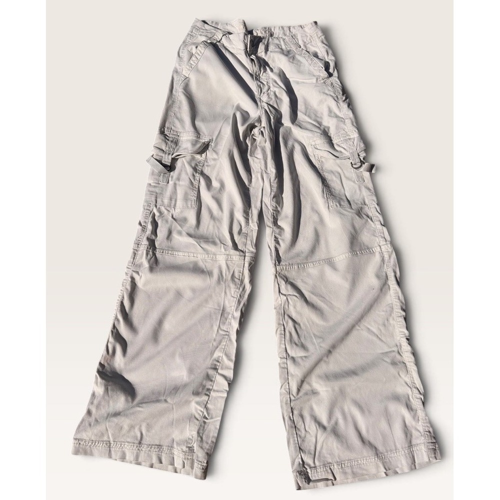 American Eagle Super High-Rise Baggy Wide Leg Cargo Pants Women's 8 Regular